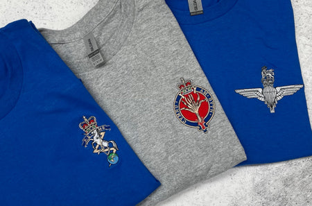 British Forces Embroidered t-shirts