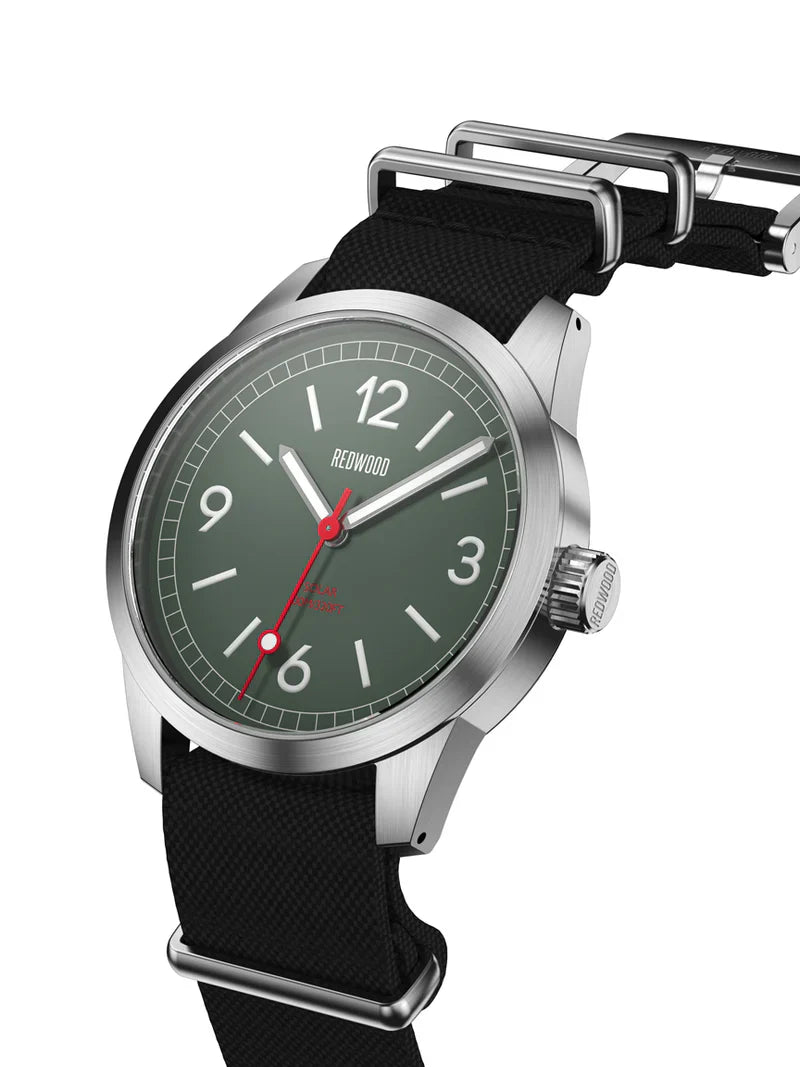 The V3 Military Ops Olive Field Watch (Solar)