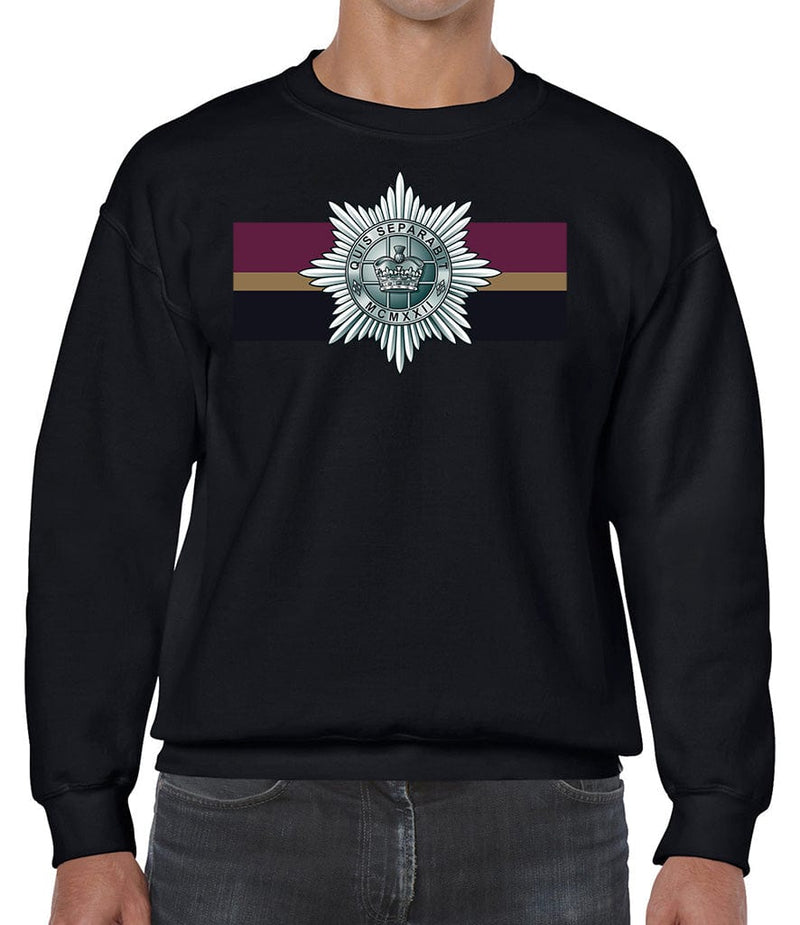 4th-7th Royal Dragoon Guards Front Printed Sweater