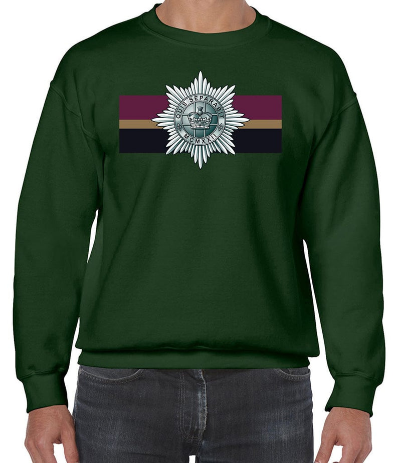 4th-7th Royal Dragoon Guards Front Printed Sweater