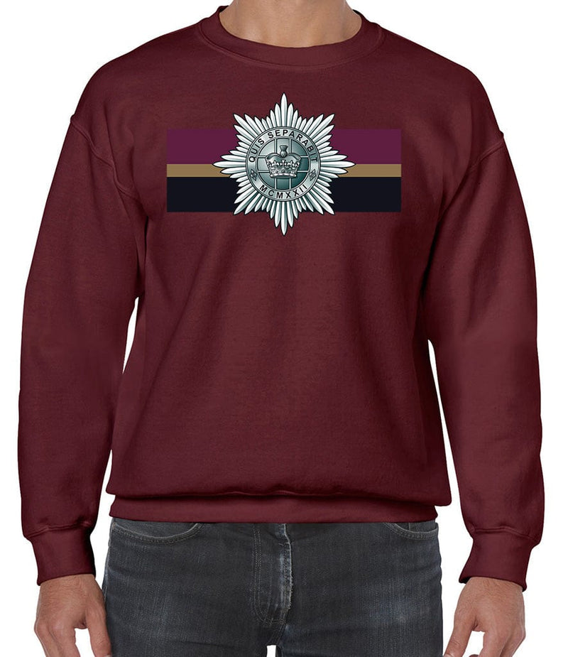 4th-7th Royal Dragoon Guards Front Printed Sweater