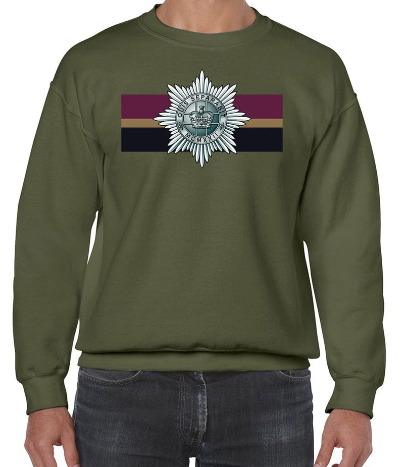 4th-7th Royal Dragoon Guards Front Printed Sweater