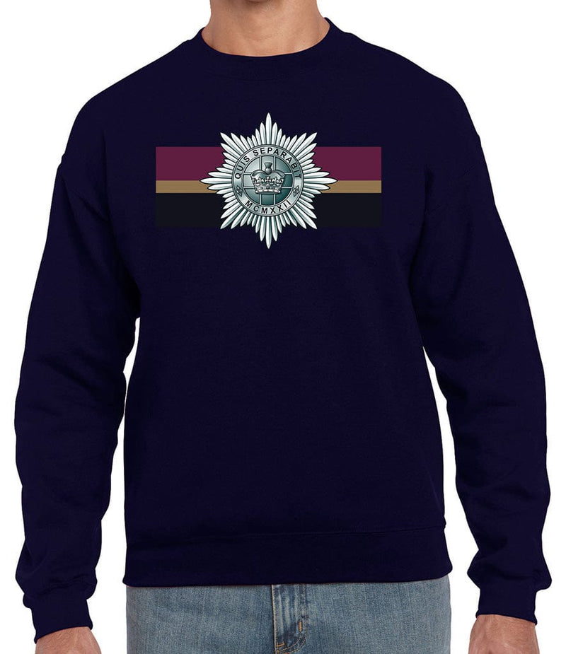 4th-7th Royal Dragoon Guards Front Printed Sweater