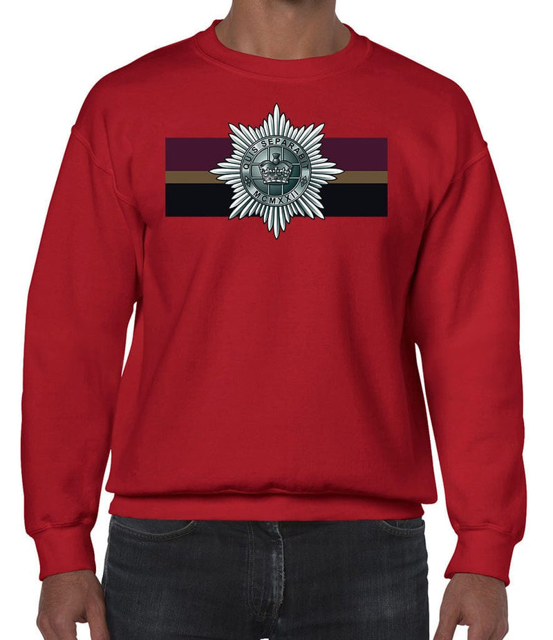 4th-7th Royal Dragoon Guards Front Printed Sweater