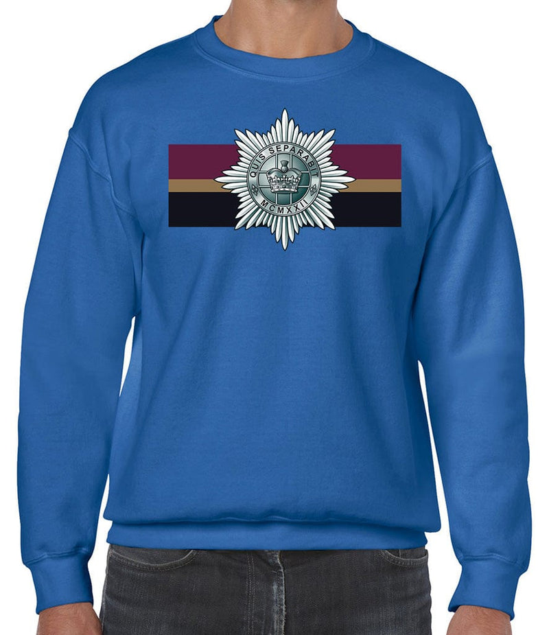 4th-7th Royal Dragoon Guards Front Printed Sweater