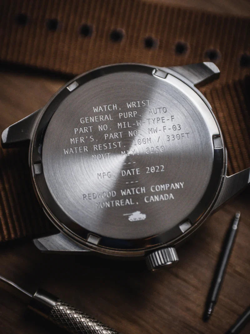 The V3 Military Ops White Field Watch (Solar)