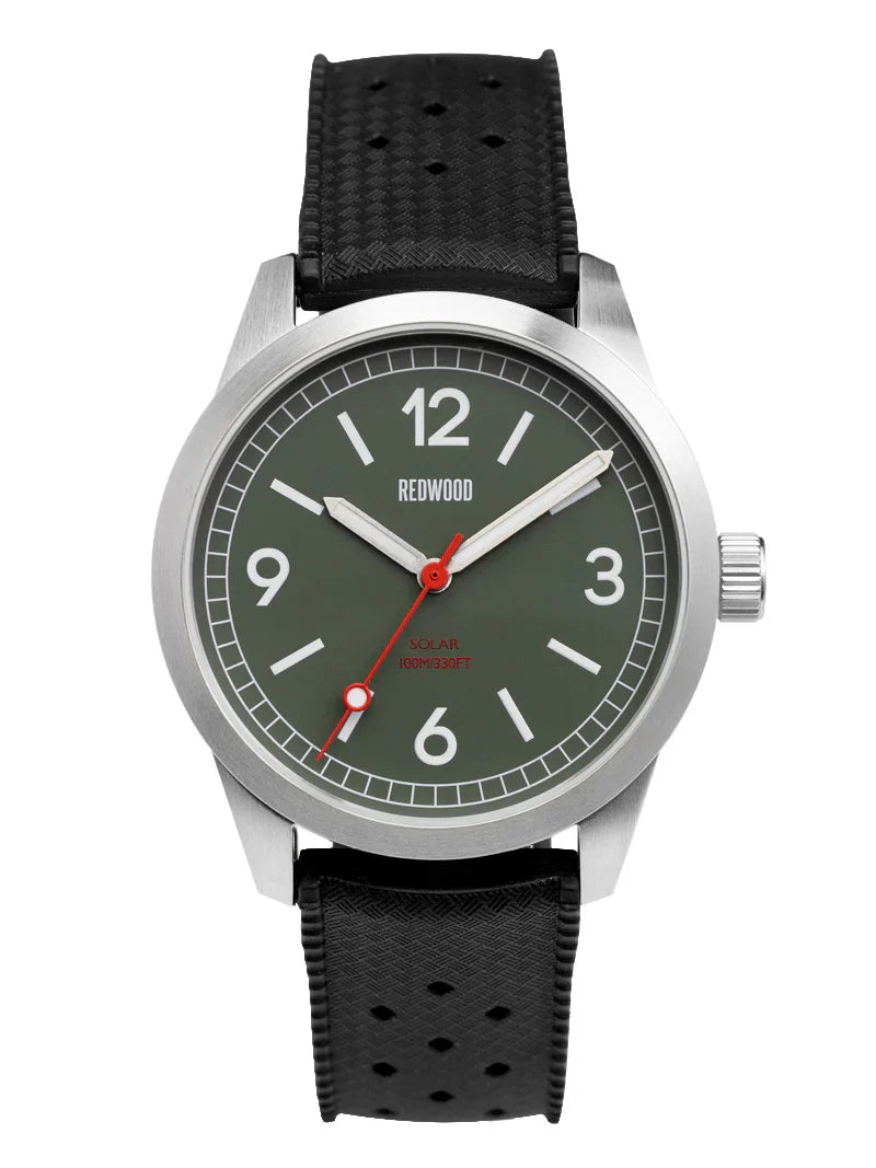 The V3 Military Ops Olive Field Watch (Solar)