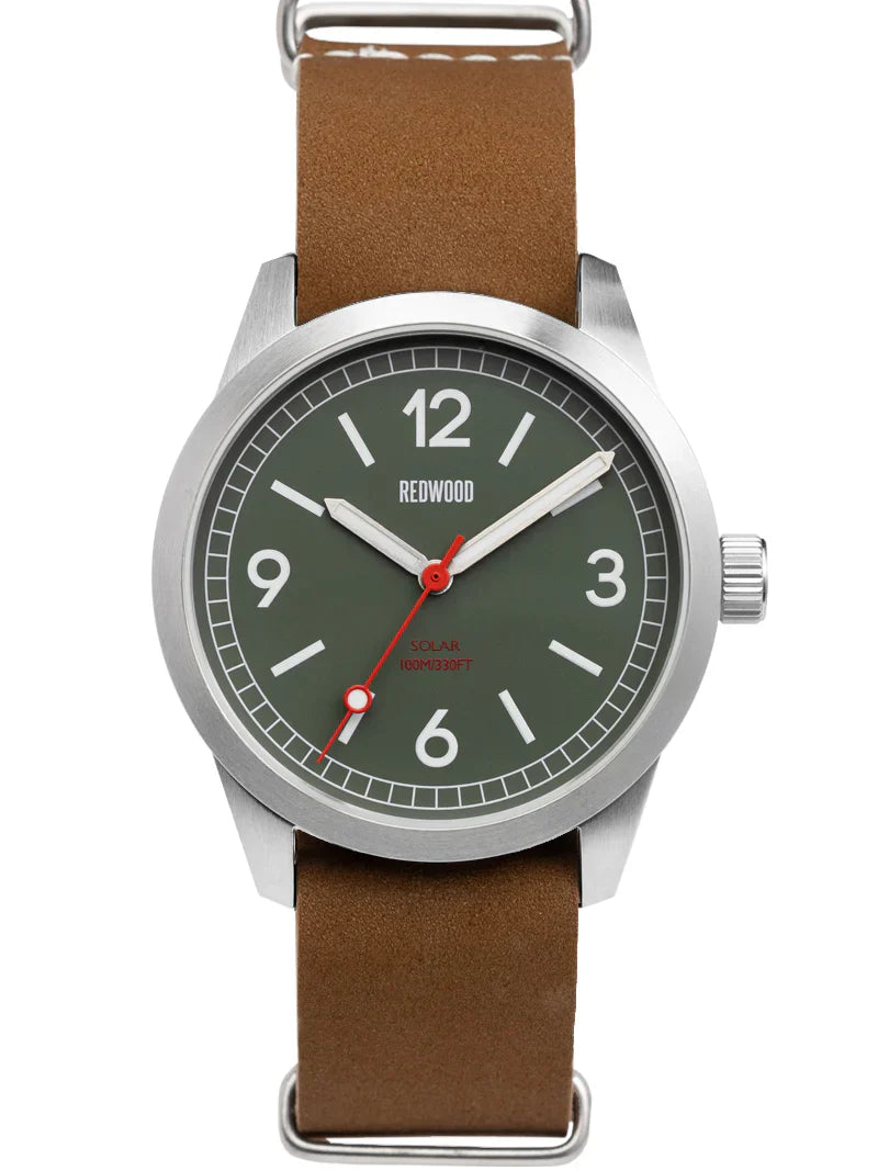 The V3 Military Ops Olive Field Watch (Solar)