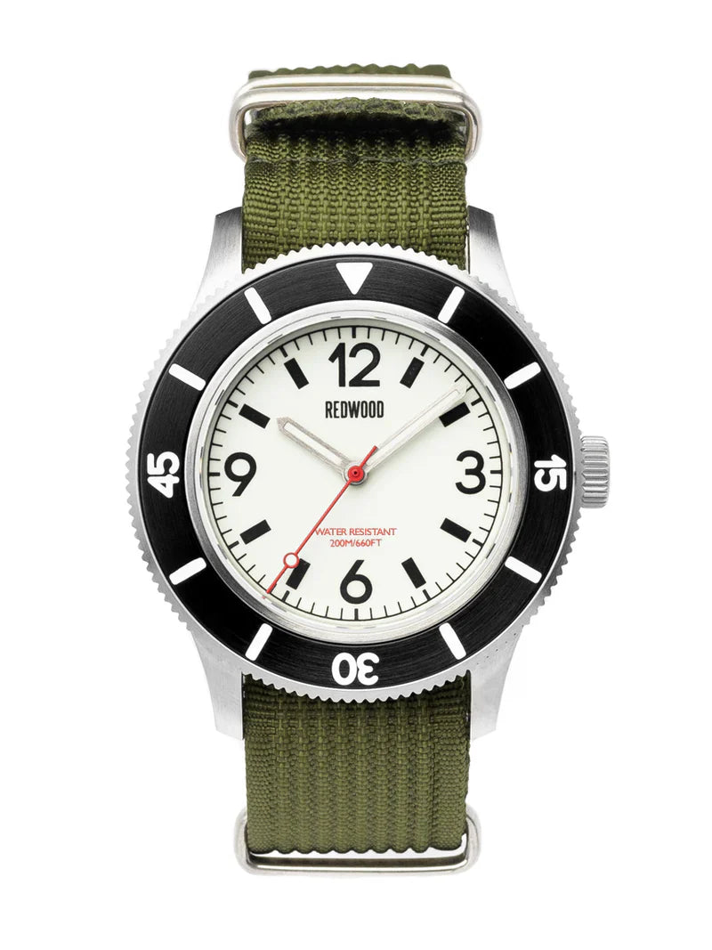 Tactical V3 Mil Spec White Divers Watch (Solar)