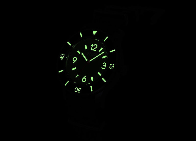 Tactical V3 Mil Spec Black Divers Watch (Solar)