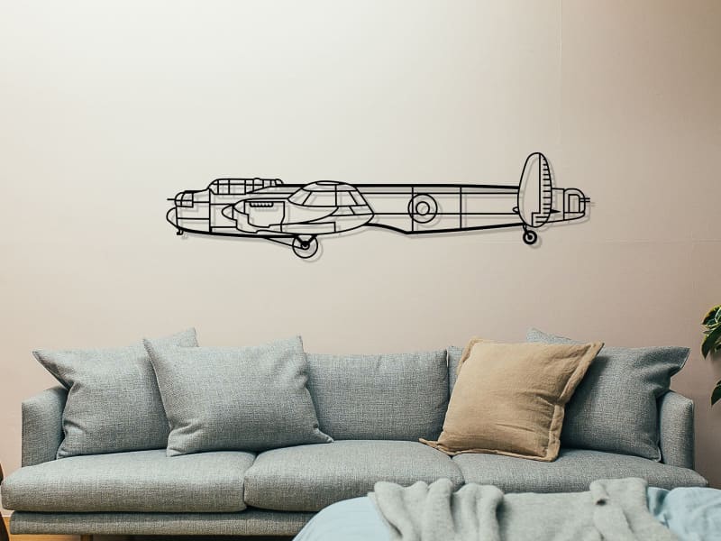 The Dambusters Lancaster Bomber Metal Wall Art