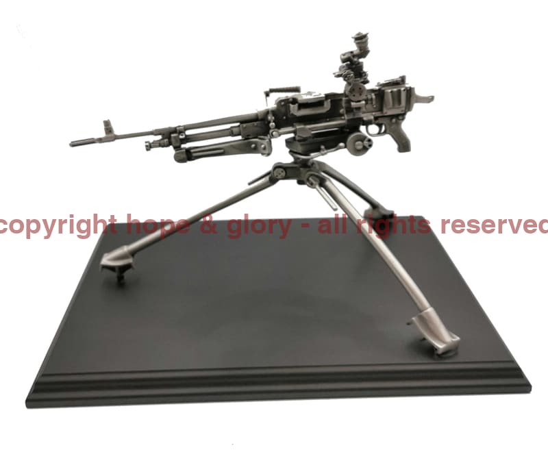 GPMG SF With Tripod Pewter Statue