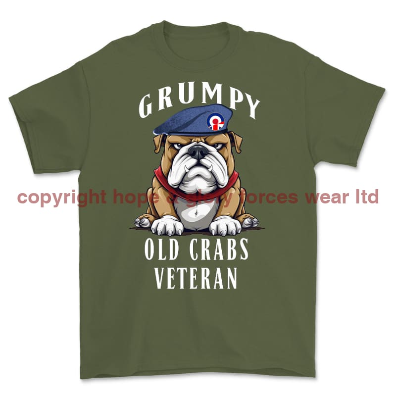 Grumpy Old Crabs Veteran Printed T-Shirt