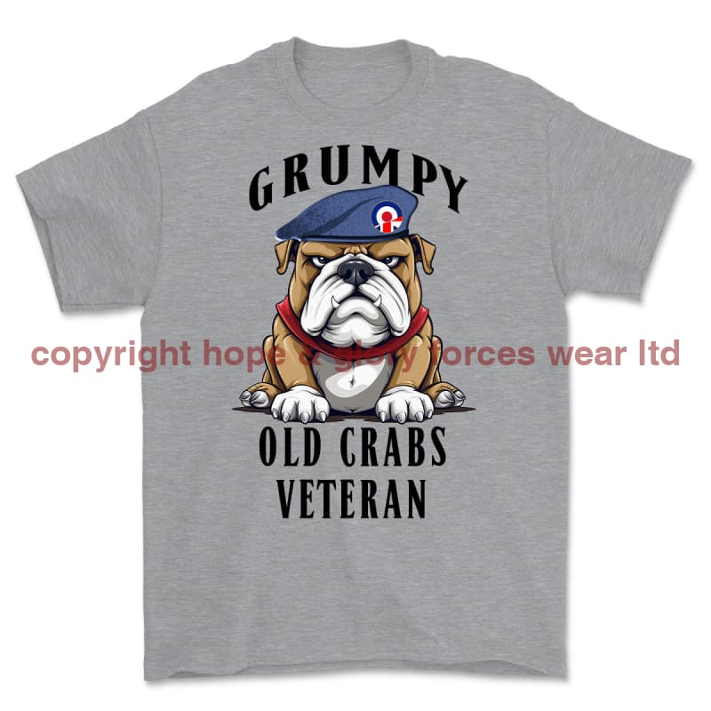 Grumpy Old Crabs Veteran Printed T-Shirt