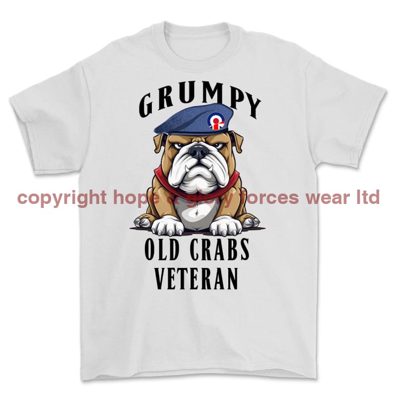 Grumpy Old Crabs Veteran Printed T-Shirt