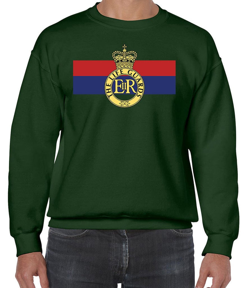 Life Guards Cap Badge Front Printed Sweater