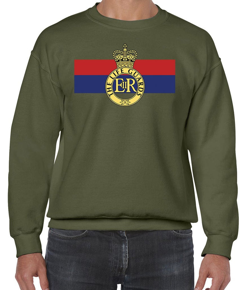 Life Guards Cap Badge Front Printed Sweater