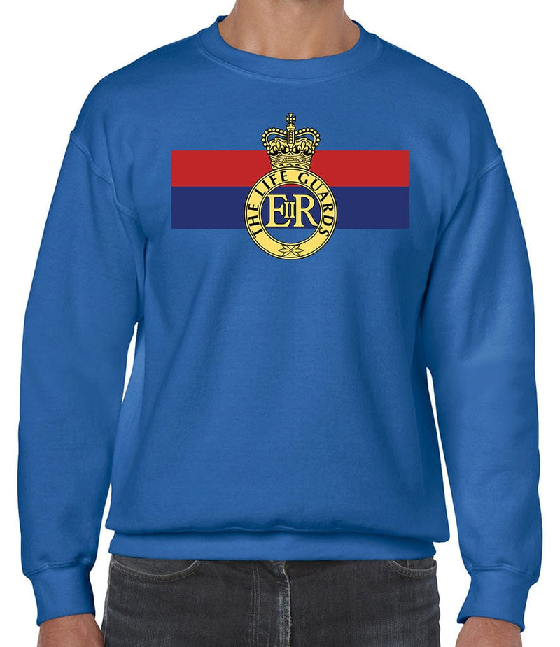 Life Guards Cap Badge Front Printed Sweater