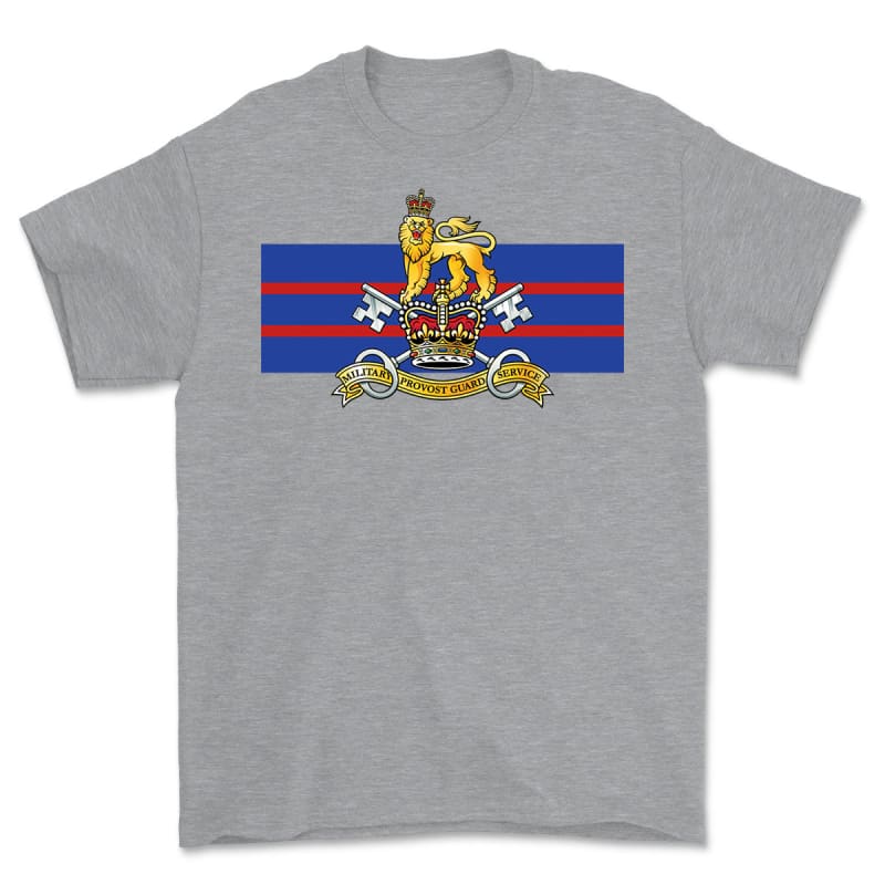 Military Provost Guard Service Printed T-Shirt