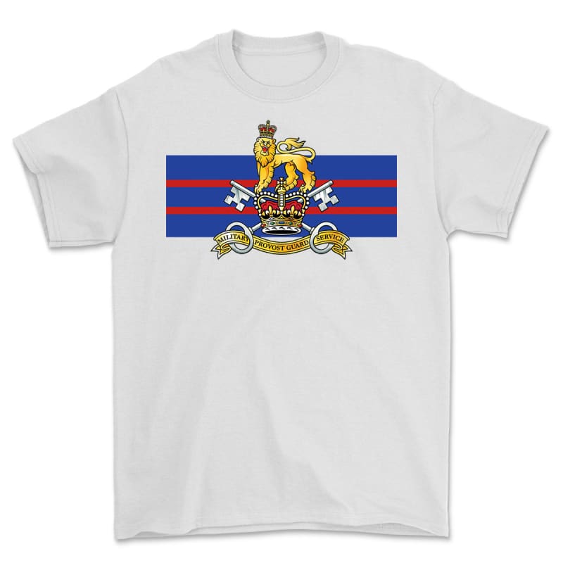 Military Provost Guard Service Printed T-Shirt