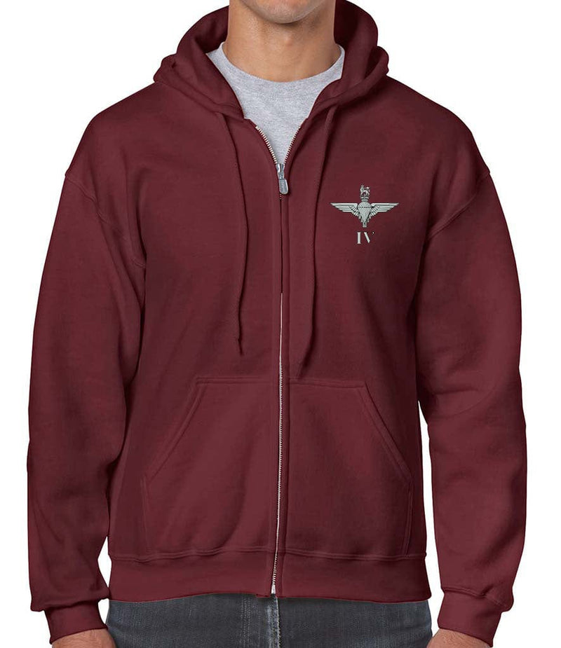 Parachute Regiment 4 PARA Unisex Full Zip Hoodie