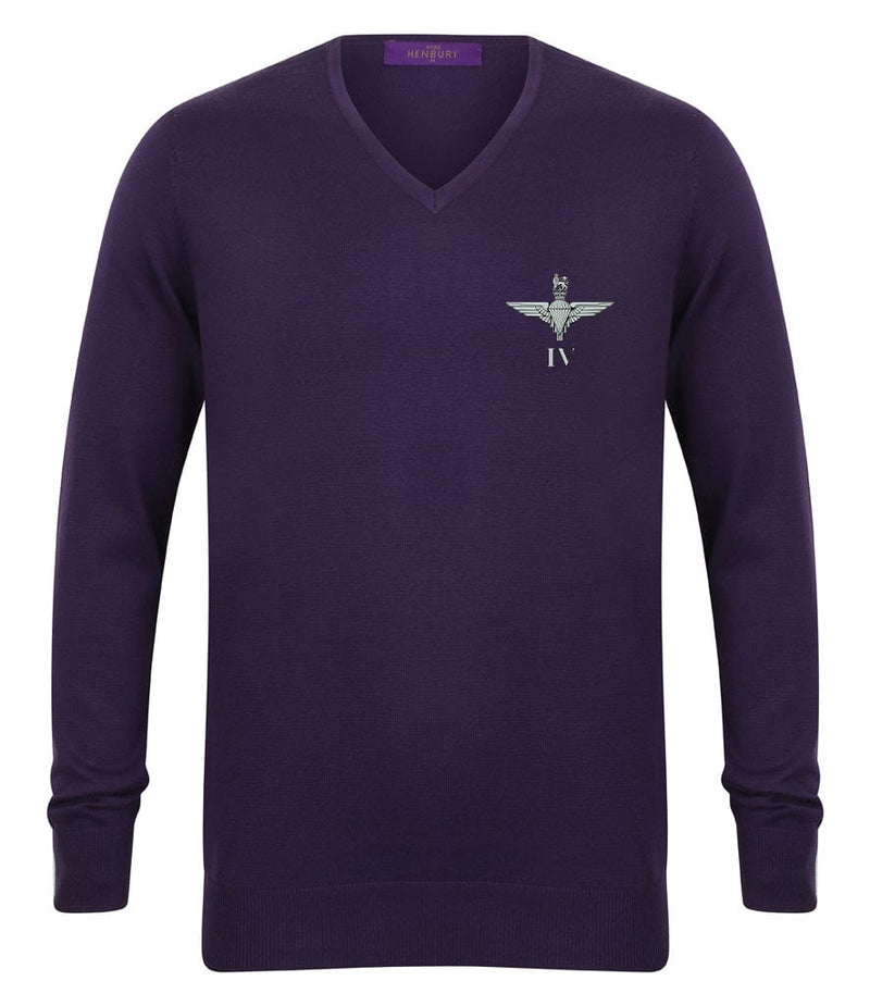 Parachute Regiment 4 PARA Lightweight V Neck Sweater