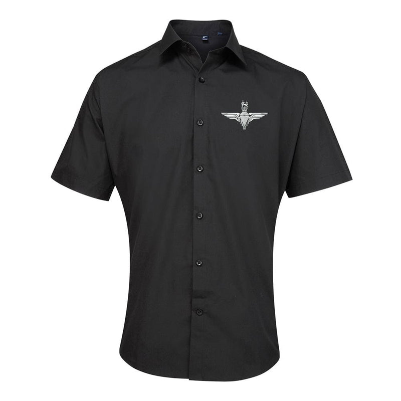 Parachute Regiment Embroidered Short Sleeve Oxford Shirt