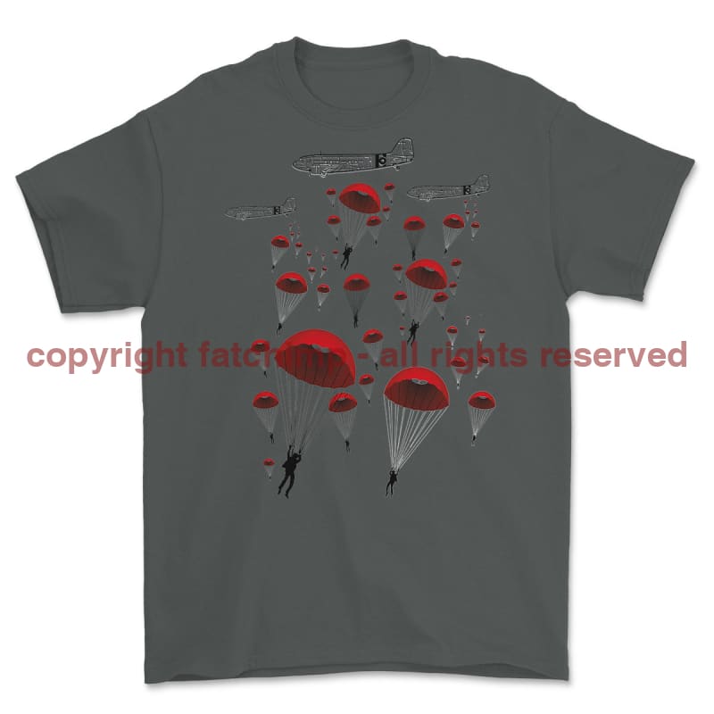 Poppy Chutes 'We Will Remember Them' Printed T-Shirt