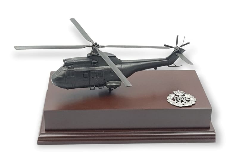 PUMA HC-2 Helicopter Cast Bronze Presentation