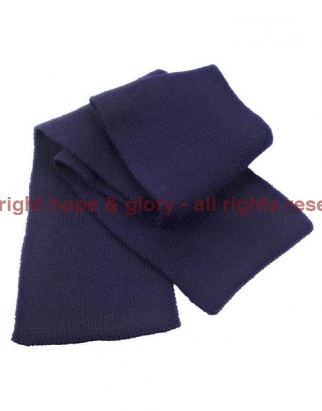 Scarf - Queens Royal Hussars Heavy Knit Scarf