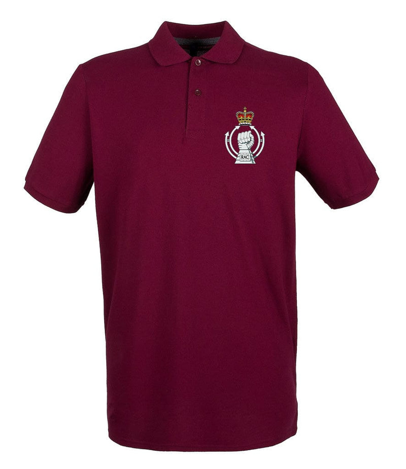 Royal Armoured Corps Embroidered Pique Polo Shirt