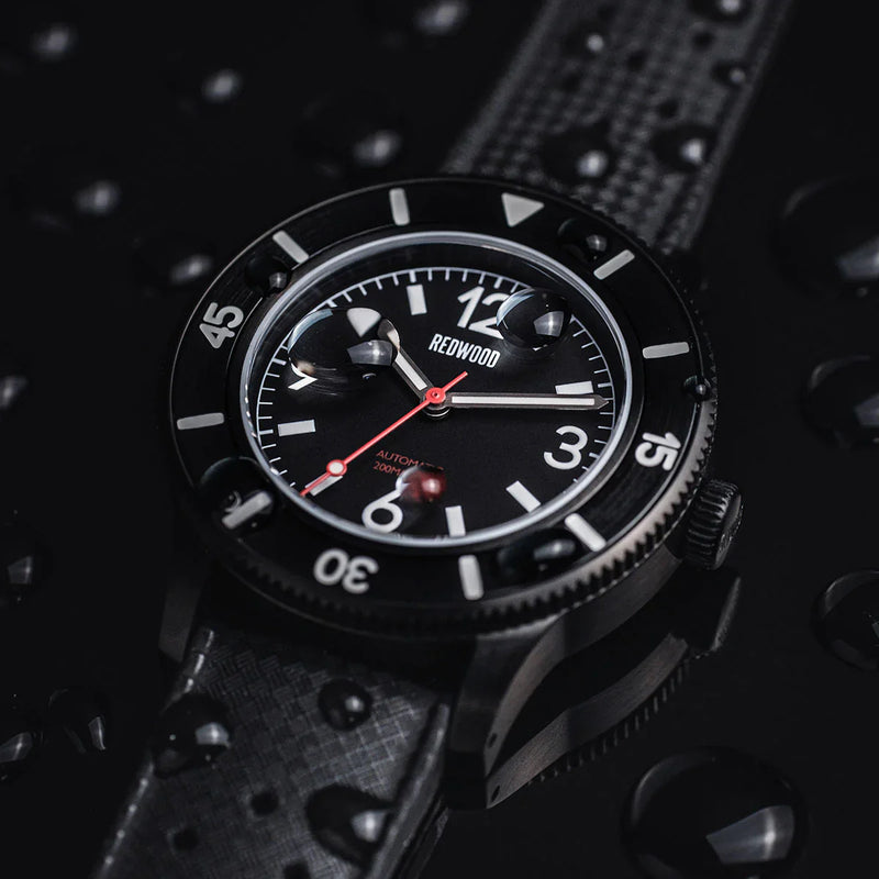 Tactical V3 Mil Spec Black Divers Watch (Solar)