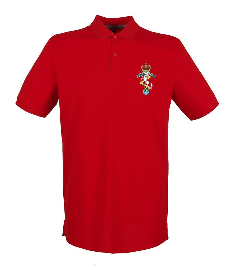 Royal Electrical and Mechanical Engineers Embroidered Pique Polo Shirt