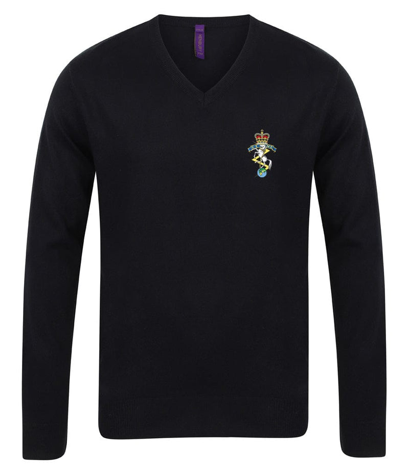 Royal Electrical and Mechanical Engineers Lightweight V Neck Sweater