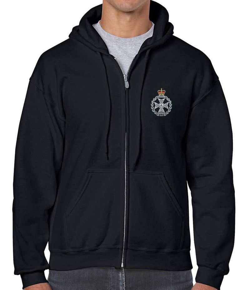 Royal Green Jackets Unisex Full Zip Hoodie