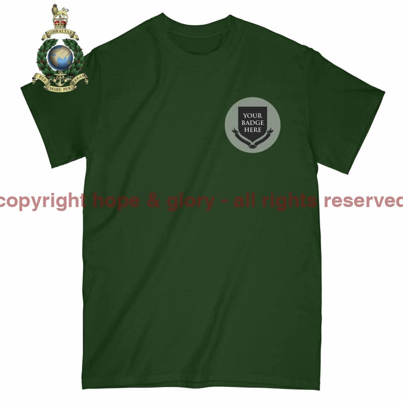 Royal Marines Units Embroidered T-Shirt