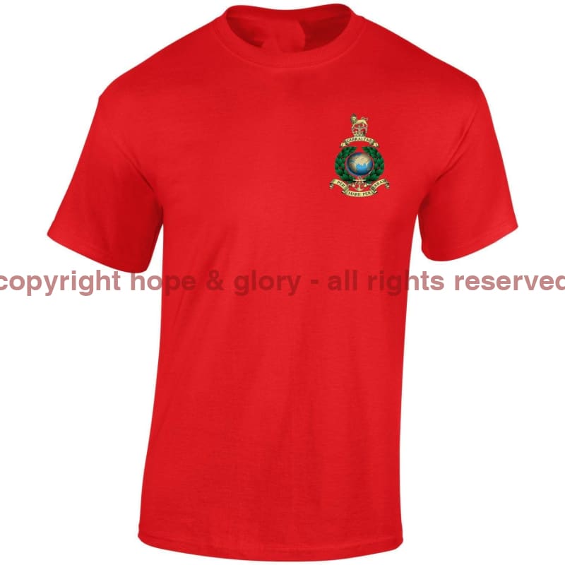 Royal Marines Units Embroidered T-Shirt