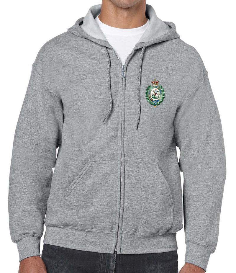 Royal Regiment of Fusiliers Unisex Full Zip Hoodie