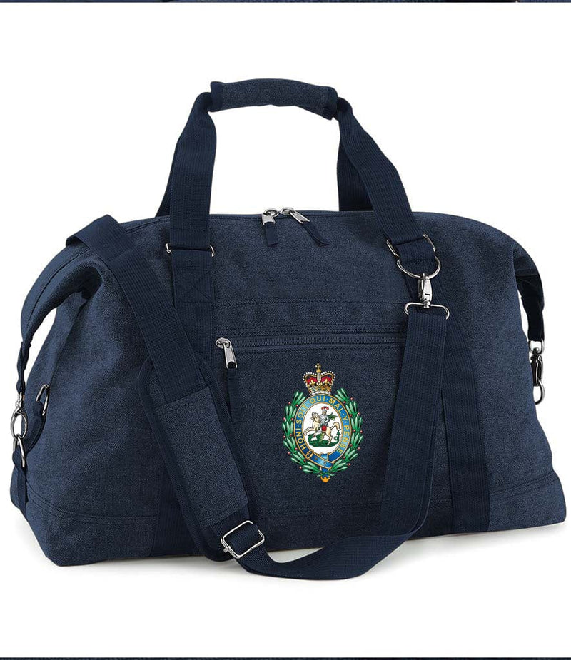 Royal Regiment of Fusiliers Vintage Canvas Satchel