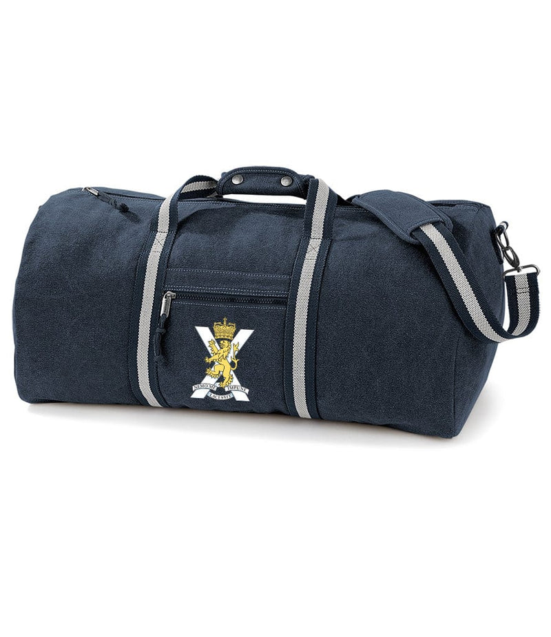 Royal Regiment of Scotland Vintage Canvas Holdall