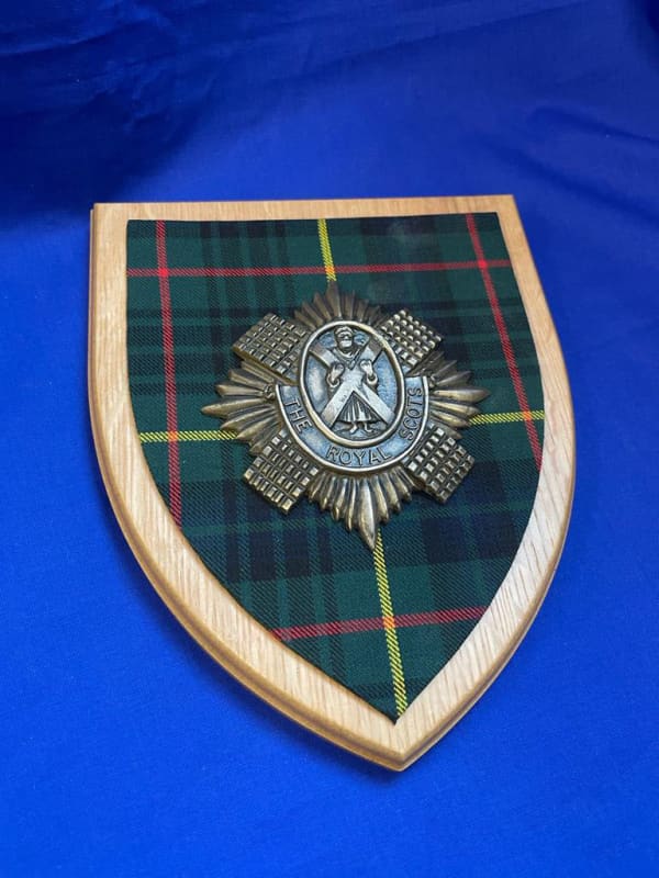 ROYAL SCOTS Large Military Wall Plaque