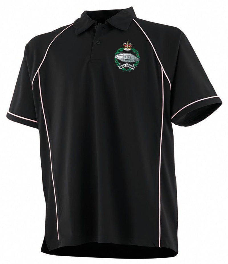 Royal Tank Regiment RTR Unisex Performance Polo Shirt