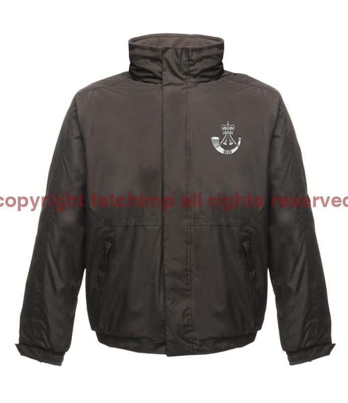 The Rifles Regiment Embroidered Regatta Waterproof Insulated Jacket