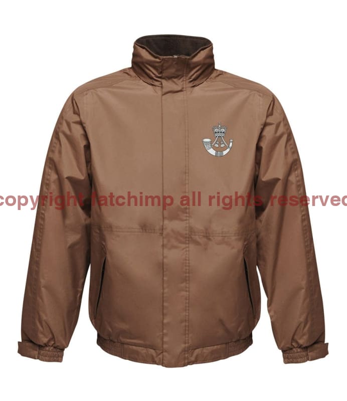 The Rifles Regiment Embroidered Regatta Waterproof Insulated Jacket